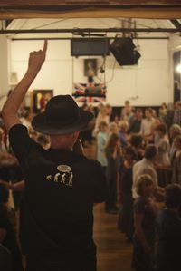 Martyn Harvey calling for Albireo at Poynton Ceilidh